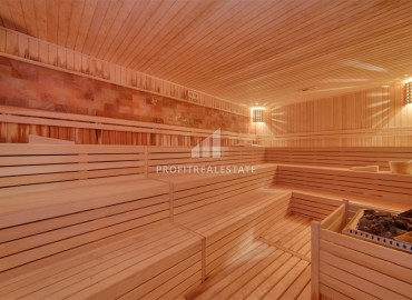 Меблированная трехкомнатная квартира, 85м², на высоком этаже в комплексе премиум класса в Махмутларе, Алания ID-17726 фото-17