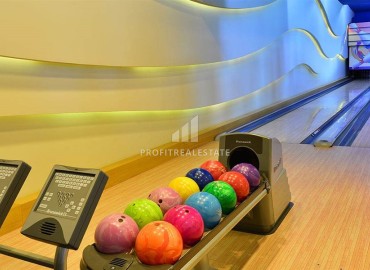 Меблированная двухкомнатная квартира, 55м², с видом на море в элитном комплексе Махмулара, Алания ID-17742 фото-14
