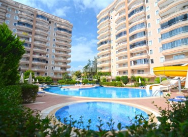 Квартира с двумя спальнями, 125м², с видом на море, в уютном комплексе в 300м от моря в Махмутларе, Алания ID-17745 фото-19
