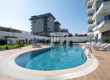 Apartment 1+1, 55m², in a premium residence at the final stage of construction, 100m from the sea in Kargicak, Alanya ID-16019 фото-14