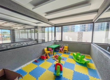 Двухкомнатная квартира, 61м², в новом комфортабельном комплексе, у моря в Каргыджаке, Алания ID-16258 фото-14