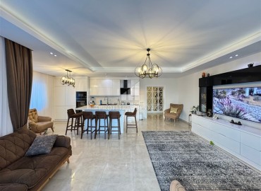 Элегантная линейная квартира с тремя спальнями, 180м², в резиденции с отельной инфраструктурой в Махмутларе, Аланья ID-17751 фото-2