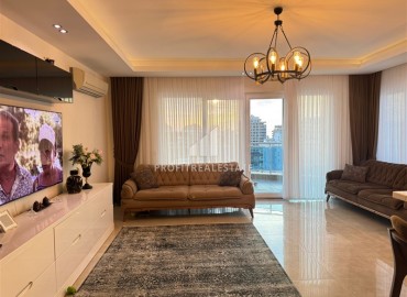 Элегантная линейная квартира с тремя спальнями, 180м², в резиденции с отельной инфраструктурой в Махмутларе, Аланья ID-17751 фото-4