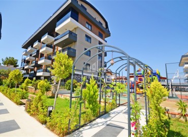 Двухкомнатные апартаменты с дизайнерским интерьером, 52м², в новом комплексе премиум класса в районе Оба, Алания. ID-17763 фото-17