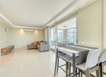 Элегантная трехкомнатная квартира, 115м², в комплексе с бассейном в Каргыджаке, в 1000м от моря, Алания ID-17764 фото-6