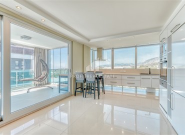 Элегантная трехкомнатная квартира, 115м², в комплексе с бассейном в Каргыджаке, в 1000м от моря, Алания ID-17764 фото-7