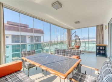Элегантная трехкомнатная квартира, 115м², в комплексе с бассейном в Каргыджаке, в 1000м от моря, Алания ID-17764 фото-19