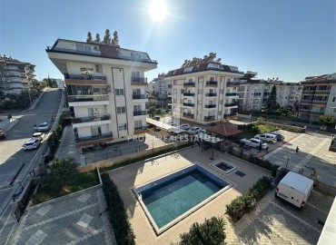Трехкомнатная квартира, 75м², с чистовой отделкой в современном комплексе с бассейном в Алании, район Оба ID-17767 фото-20