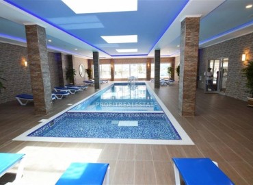 Furnished one-bedroom apartment 65m², in a residential residence with facilities, Oba, Alanya ID-16496 фото-11