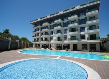 Apartment 1+1, 50m², with designer interior and private garden in a new residence with facilities in Oba, Alanya ID-16504 фото-1