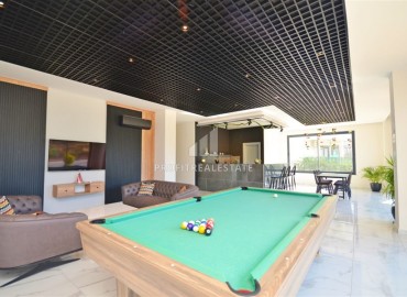 Apartment 1+1, 50m², with designer interior and private garden in a new residence with facilities in Oba, Alanya ID-16504 фото-10