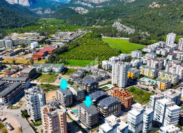 Квартира с одной спальней, 50м², в комплексе 2024 года в Коньяалты, микрорайон Сарысу, Анталия ID-17776 фото-13
