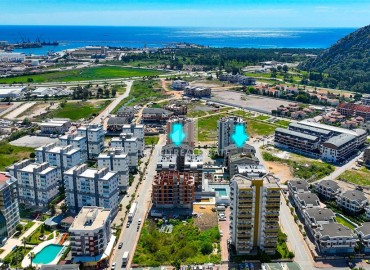 Квартира с одной спальней, 50м², в комплексе 2024 года в Коньяалты, микрорайон Сарысу, Анталия ID-17776 фото-15