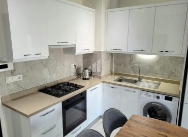Симпатичная двухкомнатная квартира, 55м², в комплексе с зимним бассейном, в 1км от моря в Авсалларе, Алания ID-17777 фото-6