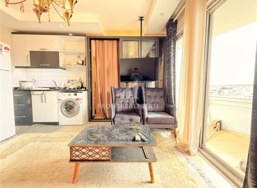 Уютная видовая студия, 40м², в недорогом комплексе с отличной локацией в 550м от моря в Махмутларе, Алания ID-17832 фото-4