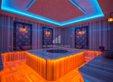 Уютная двухкомнатная квартира, 50м², с выходом в сад в комплексе премиум класса в Каргыджаке, Алания ID-17864 фото-17