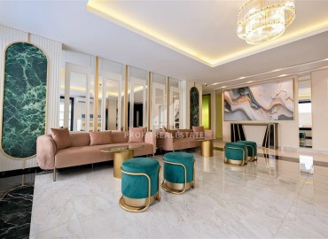 Комфортабельные апартаменты 1+1, 55м², с бытовой техникой, в резиденции в центре Алании, 300м от моря ID-17866 фото-11