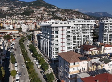 Апартаменты 1+1, 62,7м², в комфортабельной резиденции на этапе строительства в центре Алании, 600м от моря ID-13291 фото-12