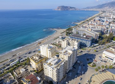 Апартаменты 2+1, 105м², в комфортабельном комплексе на первой береговой линии в районе Тосмур, Алания ВНЖ ID-17928 фото-2