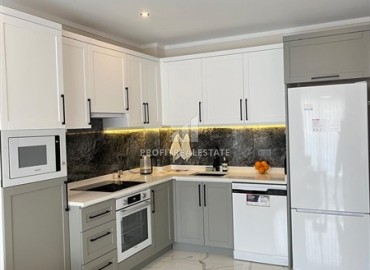 Готовая к проживанию двухкомнатная квартира, 55м², в новом комплексе премиум класса, в 150м от моря в Каргыджаке, Алания ID-17936 фото-4