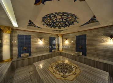 Уютные двухкомнатные апартаменты с видом на море, в шикарном жилом комплексе, Махмутлар, Аланья, 65 м2 ID-15318 фото-19