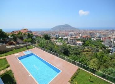 Добротная квартира в новом комплексе с потрясающим видом на Аланию и Средиземное море ID-1397 фото-11