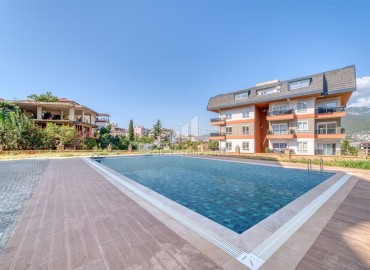 One-bedroom apartment, 60m², in a residence with good facilities under construction in Oba, Alanya ID-16018 фото-10
