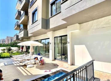 Уютная квартира с одной спальней, 50м², в новостройке с инфраструктурой в Махмутларе, с отличной локацией в 600м от моря, Алания ID-17971 фото-9