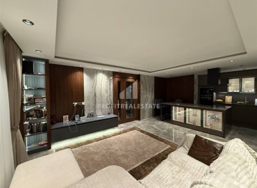 Линейная четырехкомнатная квартира, 145м², с дизайнерским интерьером в элитном комплексе в Джикджилли, Алания ID-17972 фото-3