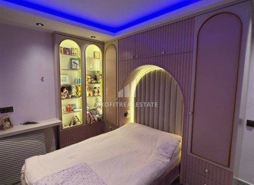 Линейная четырехкомнатная квартира, 145м², с дизайнерским интерьером в элитном комплексе в Джикджилли, Алания ID-17972 фото-18