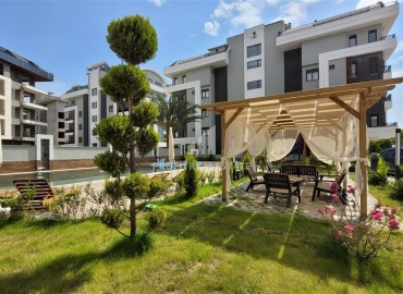 Симпатичная квартира с одной спальней, 50м², в новой резиденции с инфраструктурой в районе Оба, Алания ID-17975 фото-10