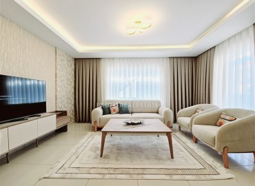 Элегантная трехкомнатная квартира, 125м², с видом на море и горы в резиденции премиум класса, в Махмутларе, Алания ID-17983 фото-2