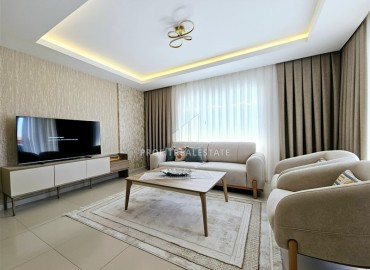 Элегантная трехкомнатная квартира, 125м², с видом на море и горы в резиденции премиум класса, в Махмутларе, Алания ID-17983 фото-3