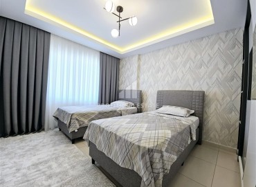 Элегантная трехкомнатная квартира, 125м², с видом на море и горы в резиденции премиум класса, в Махмутларе, Алания ID-17983 фото-15