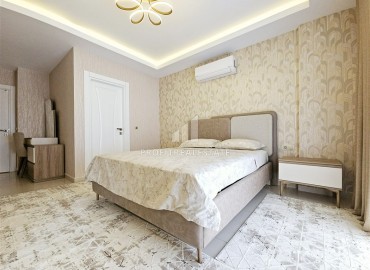 Элегантная трехкомнатная квартира, 125м², с видом на море и горы в резиденции премиум класса, в Махмутларе, Алания ID-17983 фото-16