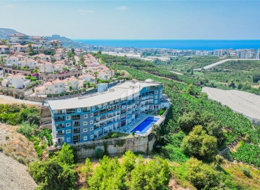 Стильная однокомнатная квартира-студия, 40м², в комплексе с хорошей инфраструктурой в Каргыджаке, Алания ID-17985 фото-15