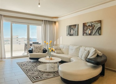 Видовой пентхаус 3+2, 170м², с элегантным интерьером у вторничного рынка в Махмутларе, в 550м от моря ID-17987 фото-3