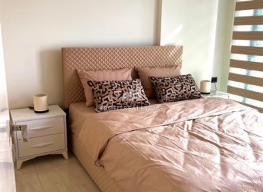 : Видовые апартаменты в аренду 1+1, 55м², в комплексе с отельной инфраструктурой через дорогу от собственного пляжа в Махмутларе, Алания ID-17998 фото-13