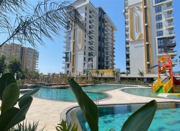 : Видовые апартаменты в аренду 1+1, 55м², в комплексе с отельной инфраструктурой через дорогу от собственного пляжа в Махмутларе, Алания ID-17998 фото-21
