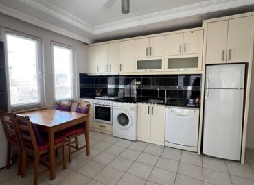 Меблированная двухкомнатная квартира, 45м², в центре Алании в комплексе с бассейном, в 300м от моря ID-18000 фото-8