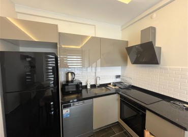 Двухкомнатная квартира со стильным интерьером, 60м², в новостройке с отельной инфраструктурой в районе Алании - Махмутлар ID-18007 фото-4