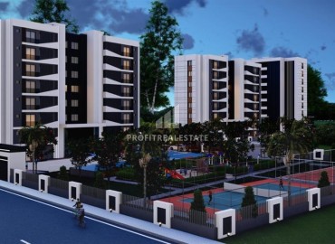 Квартиры 1+1 и 2+1, 47-70м², в новом комплексе с инфраструктурой в Анталии, Алтынташ на этапе строительства ID-18009 фото-1