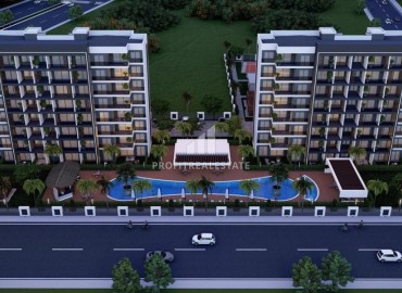 Квартиры 1+1 и 2+1, 47-70м², в новом комплексе с инфраструктурой в Анталии, Алтынташ на этапе строительства ID-18009 фото-3