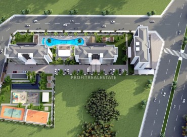 Квартиры 1+1 и 2+1, 47-70м², в новом комплексе с инфраструктурой в Анталии, Алтынташ на этапе строительства ID-18009 фото-7