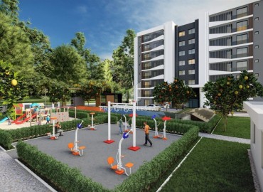 Квартиры 1+1 и 2+1, 47-70м², в новом комплексе с инфраструктурой в Анталии, Алтынташ на этапе строительства ID-18009 фото-14
