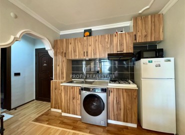 Симпатичная двухкомнатная квартира, 55м², в уютном комплексе в 350м от моря в центре района Оба, Алания ID-18012 фото-4
