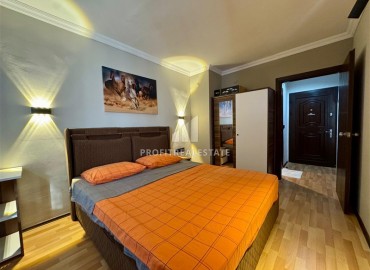Симпатичная двухкомнатная квартира, 55м², в уютном комплексе в 350м от моря в центре района Оба, Алания ID-18012 фото-6