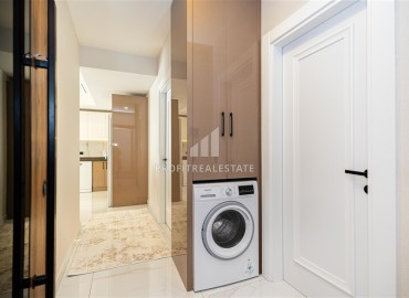 Стильная двухкомнатная квартира, 60м², с видом на горы в новом комплексе премиум класса в центре Алании ID-18015 фото-14