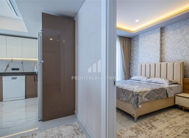 Стильная двухкомнатная квартира, 60м², с видом на горы в новом комплексе премиум класса в центре Алании ID-18015 фото-16