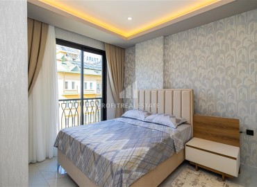 Стильная двухкомнатная квартира, 60м², с видом на горы в новом комплексе премиум класса в центре Алании ID-18015 фото-17